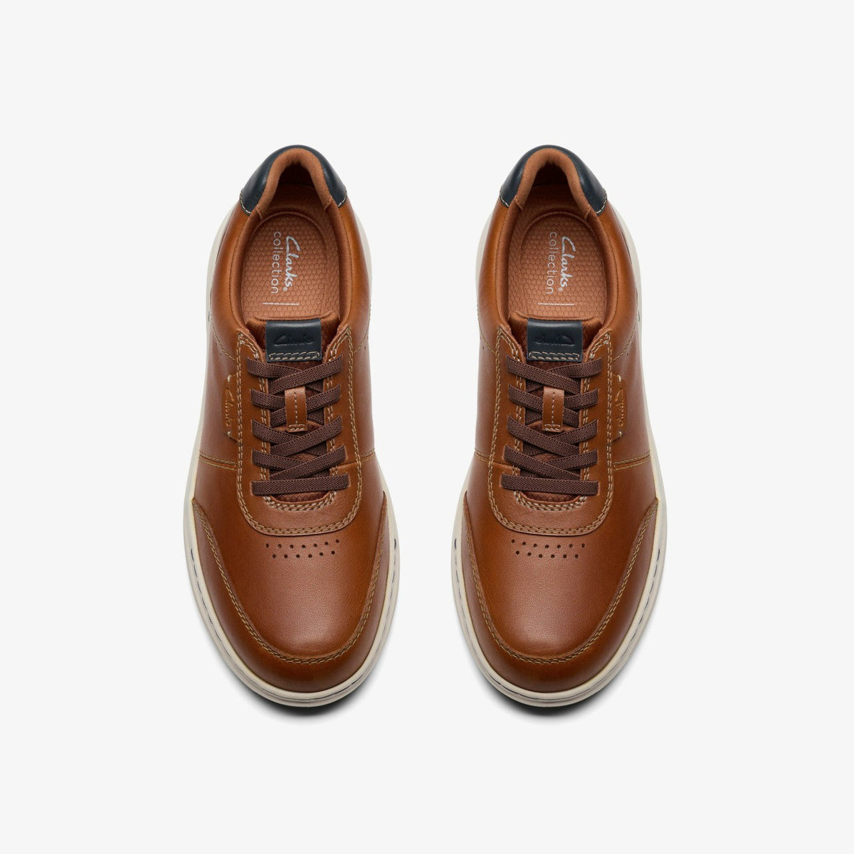 Clarks Men Craftwell Lace Tan Leather