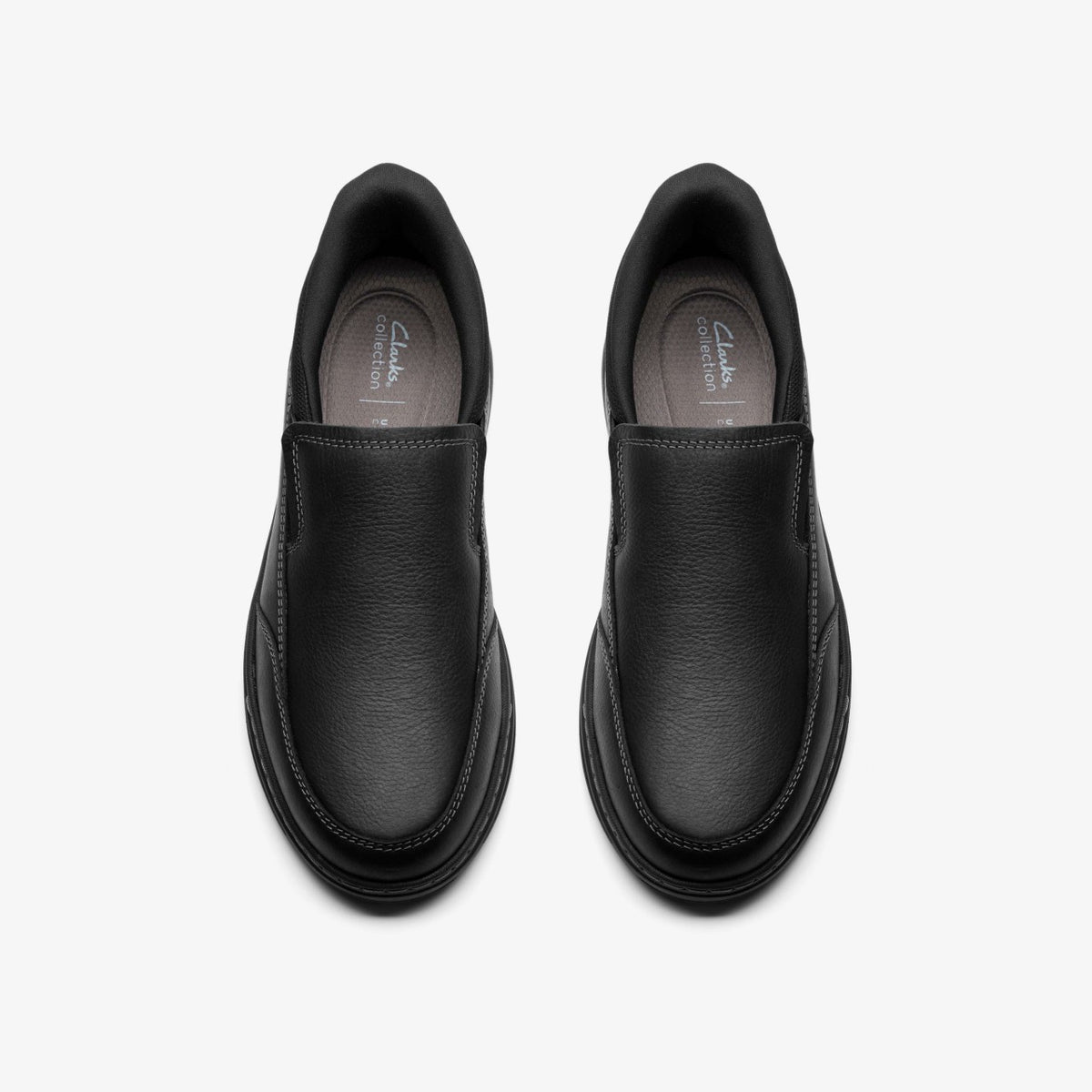 Clarks Men Craftwell Step Black Tumbled