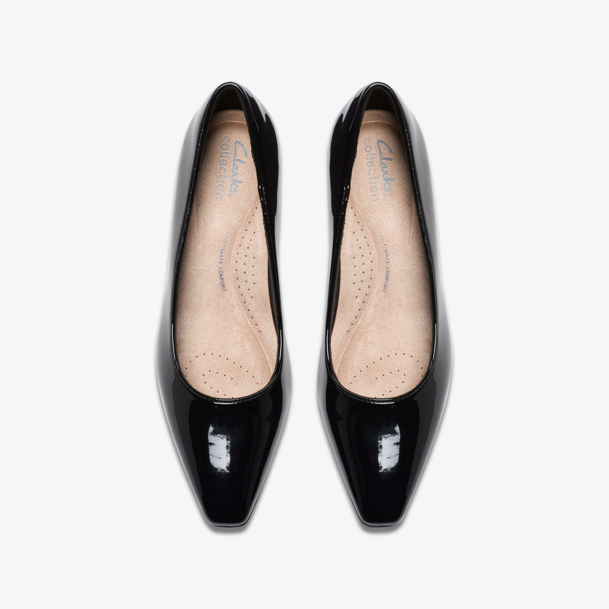 Clarks Women Scarlyt Piper Black Patent