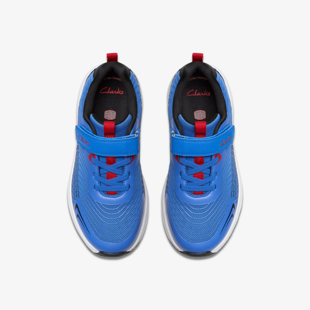 Clarks Kids Deyes Dash Kid Blue Synthetic