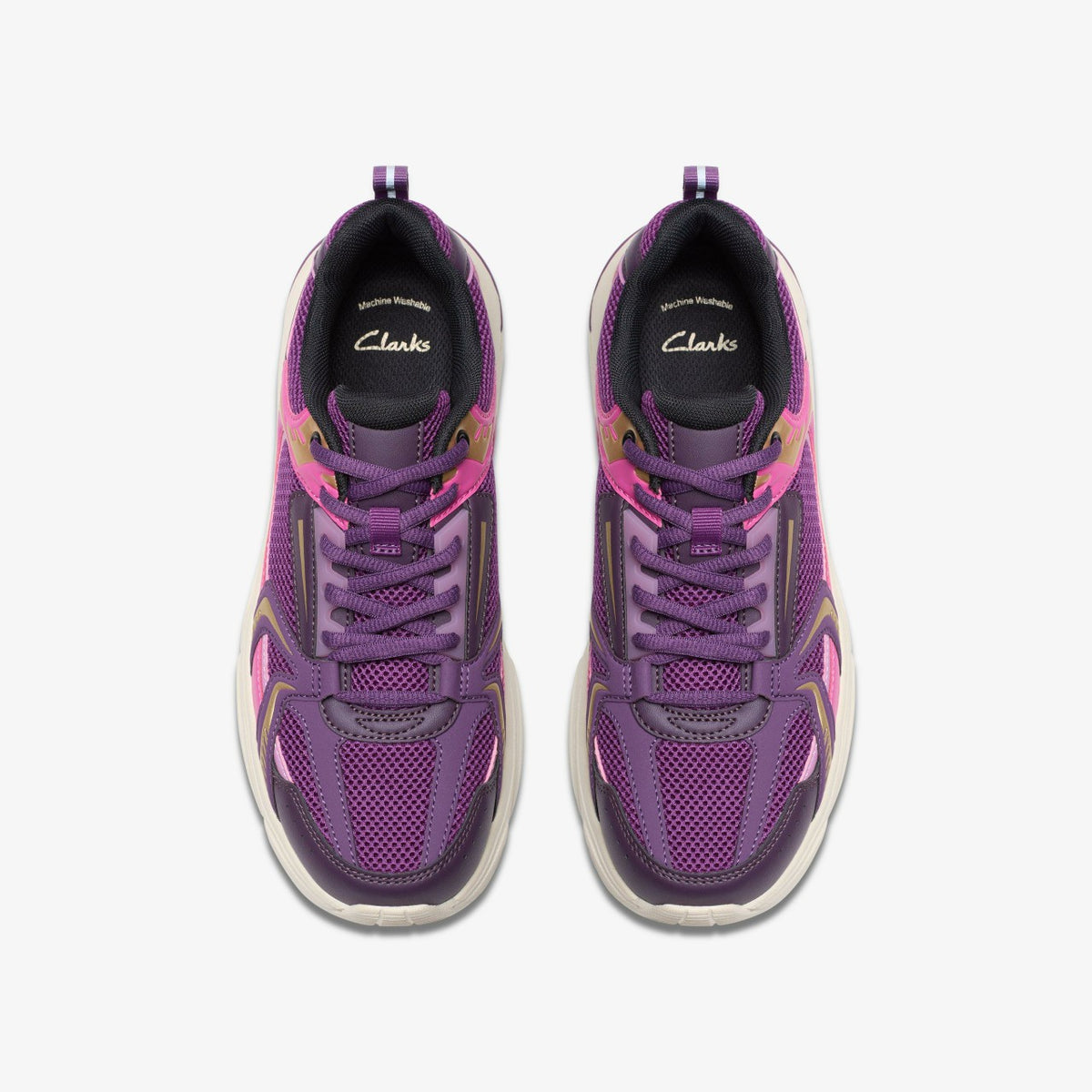 Clarks Kids Crafton Move Youth Purple Combination