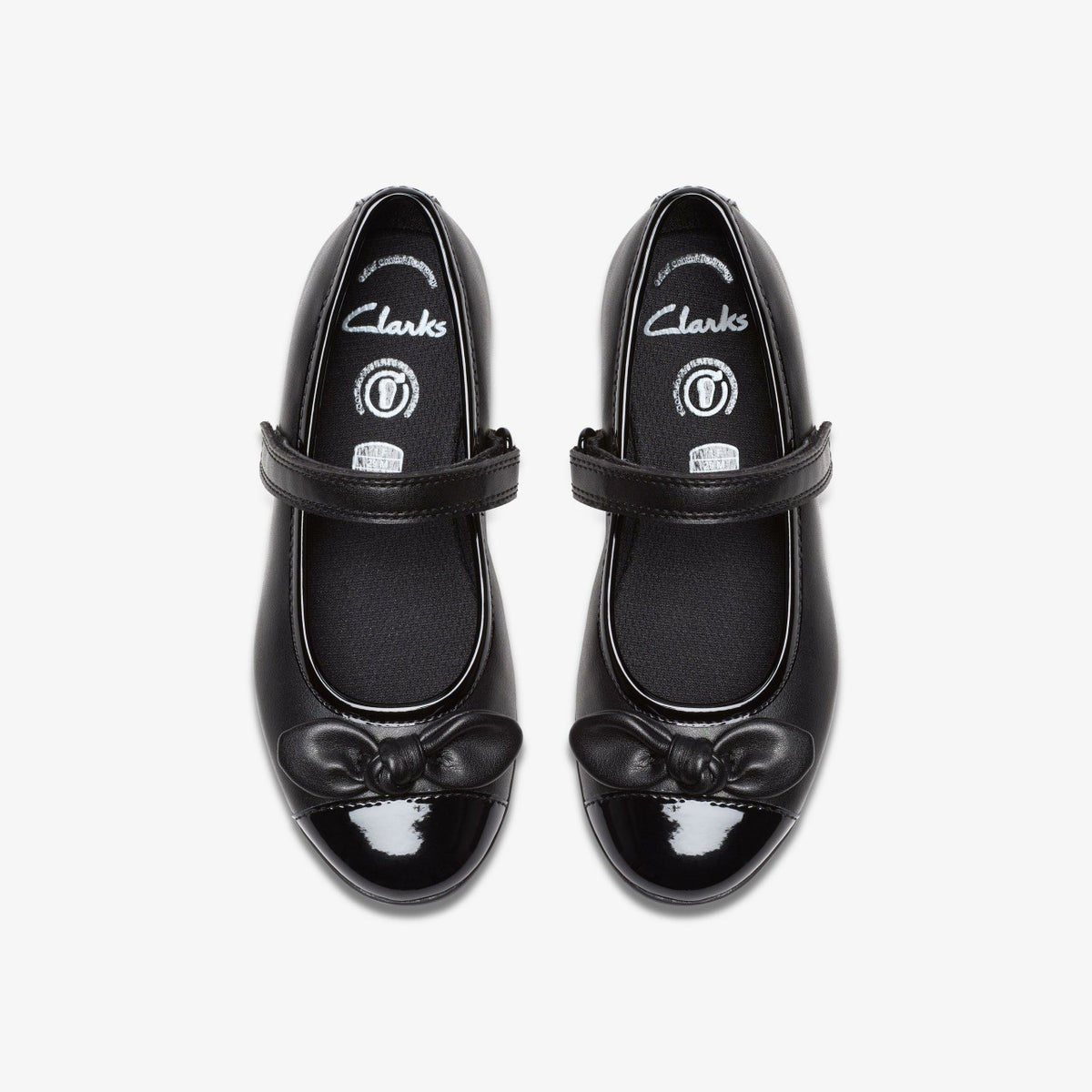 Clarks Kids Dance Beam Kid Black