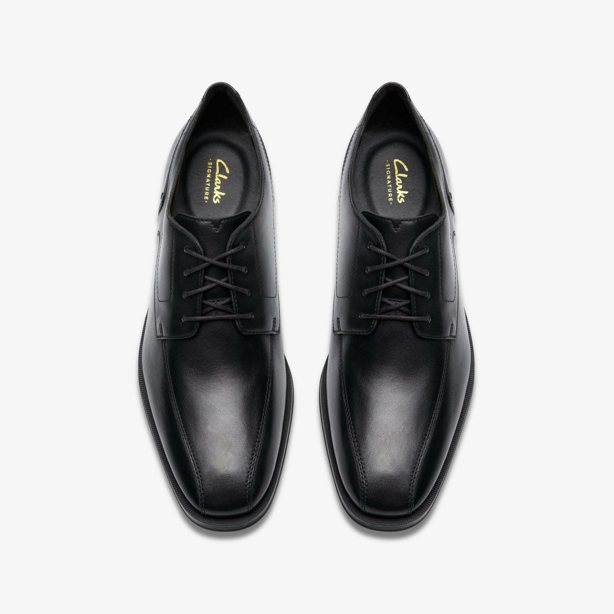 Clarks Men Paulton Over Black Leather