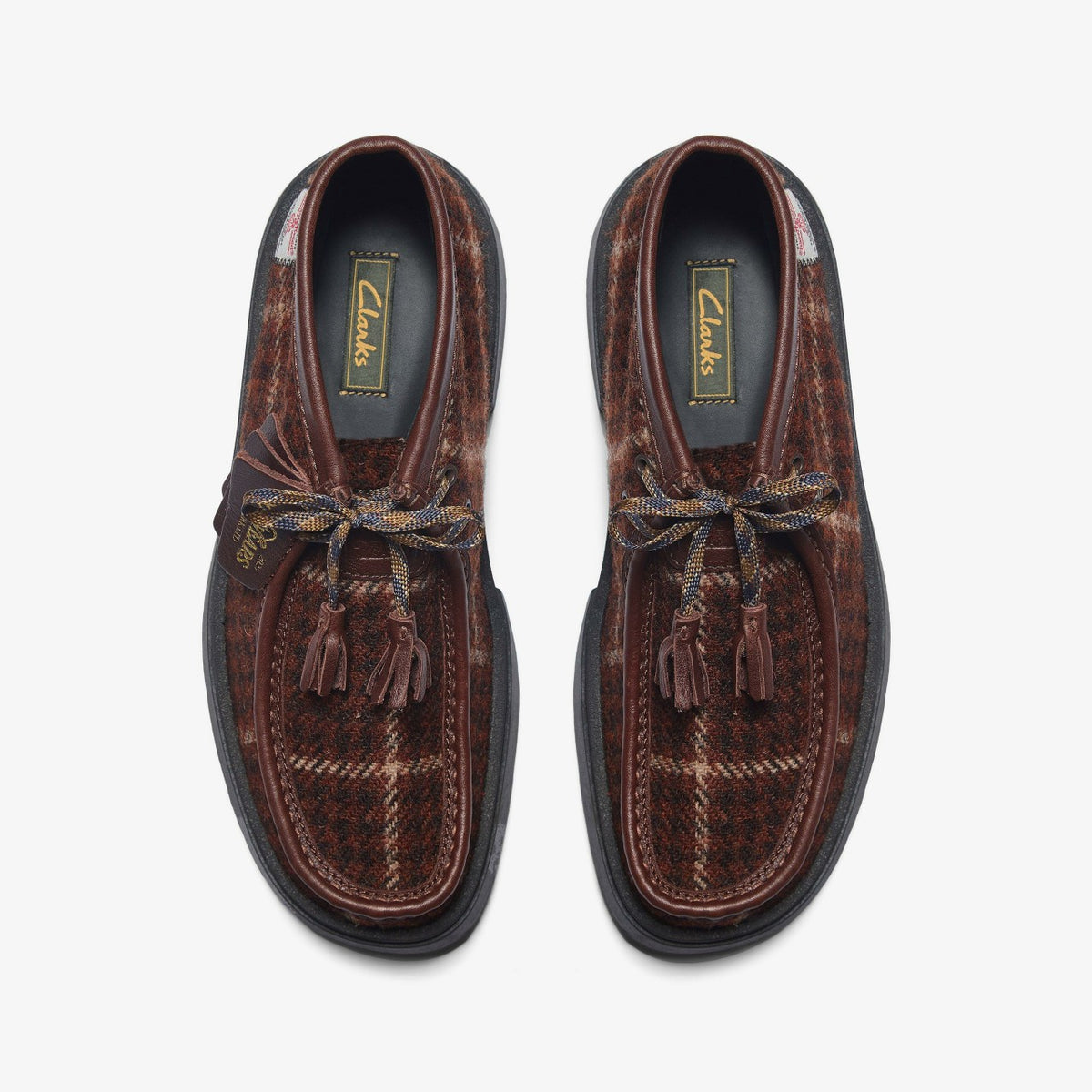 Clarks Men Torview Hi Burgundy Combination