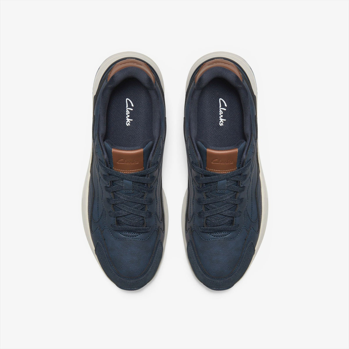 Clarks Men Brayford Lace Navy