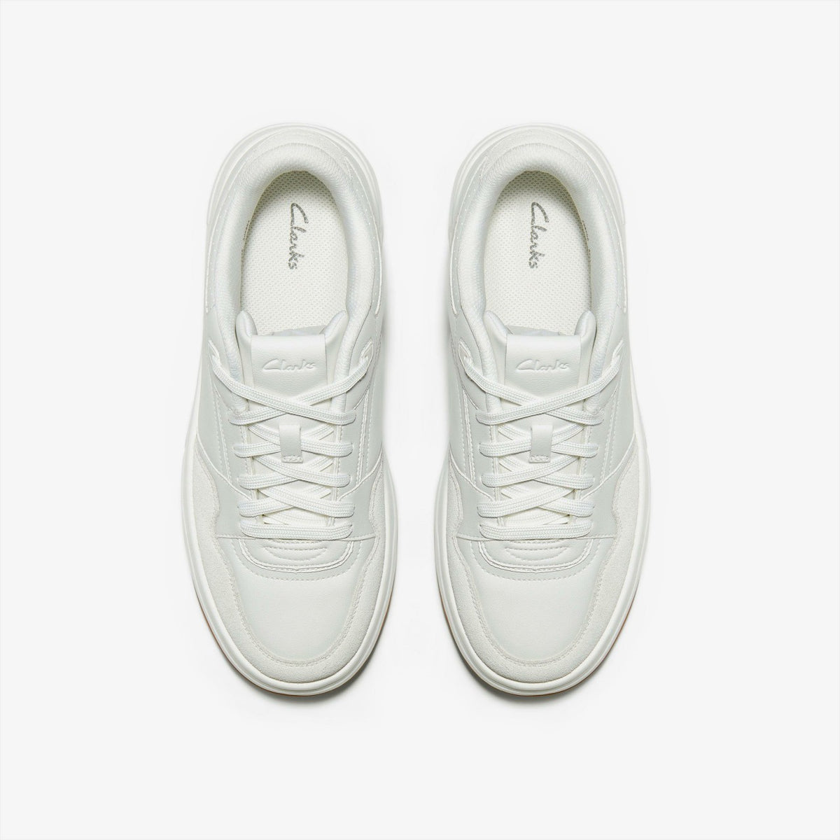 Clarks Men Elham Lace White