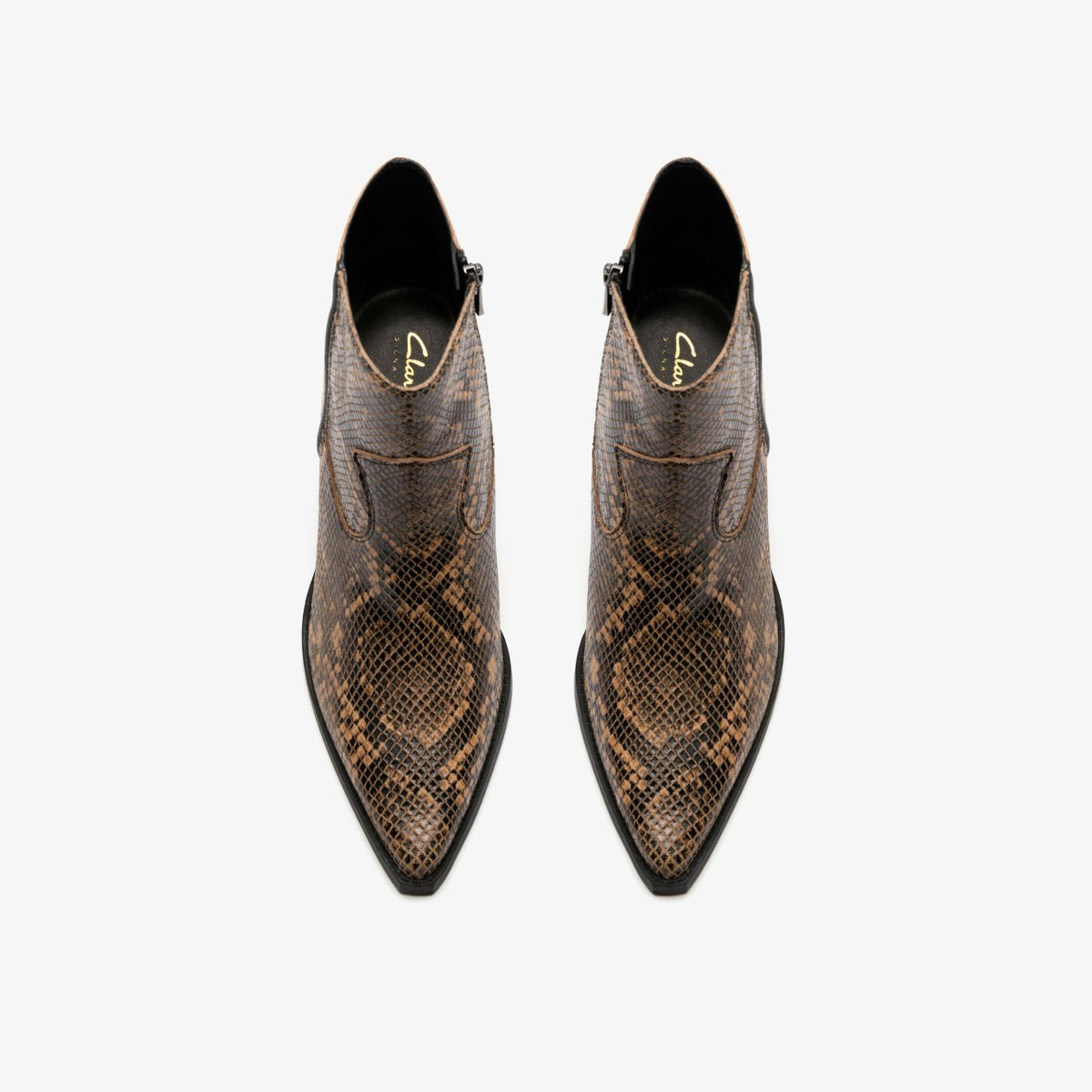 Clarks Women Kheda West Snake Print