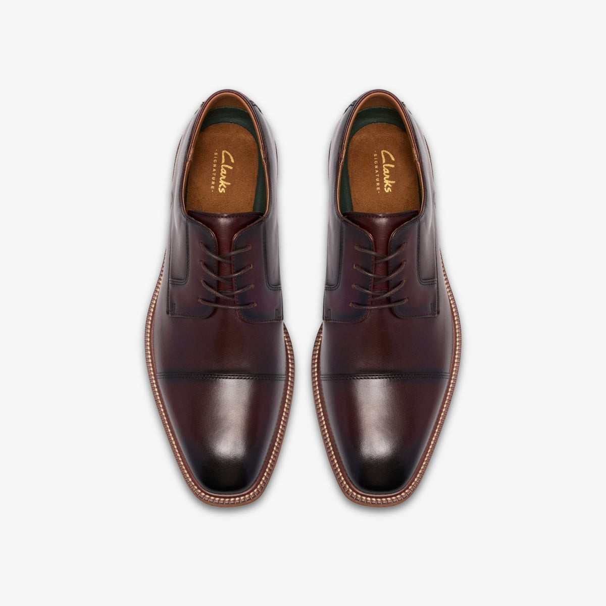 Clarks Men Craft Emile Brown Leather