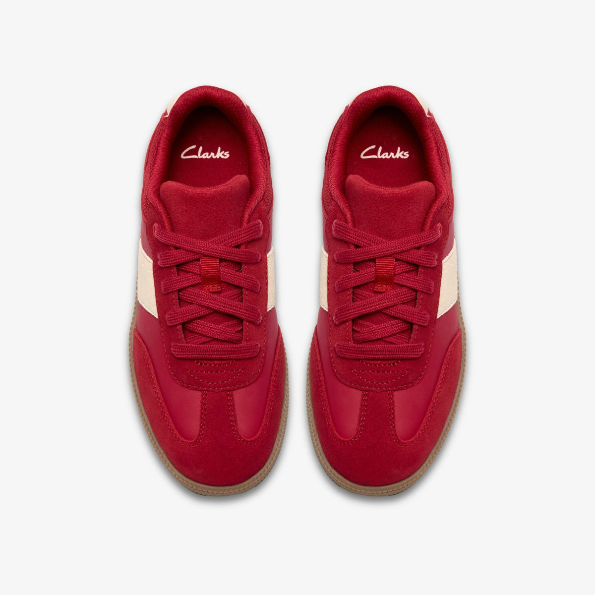 Clarks Kids Cypress Lace Older Burgundy