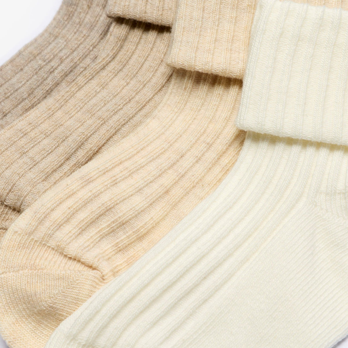Clarks Kids Beige Socks 4 Pack 6-12 months Beige Combination