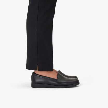 Clarks Women Georgia Loafer Black Leather