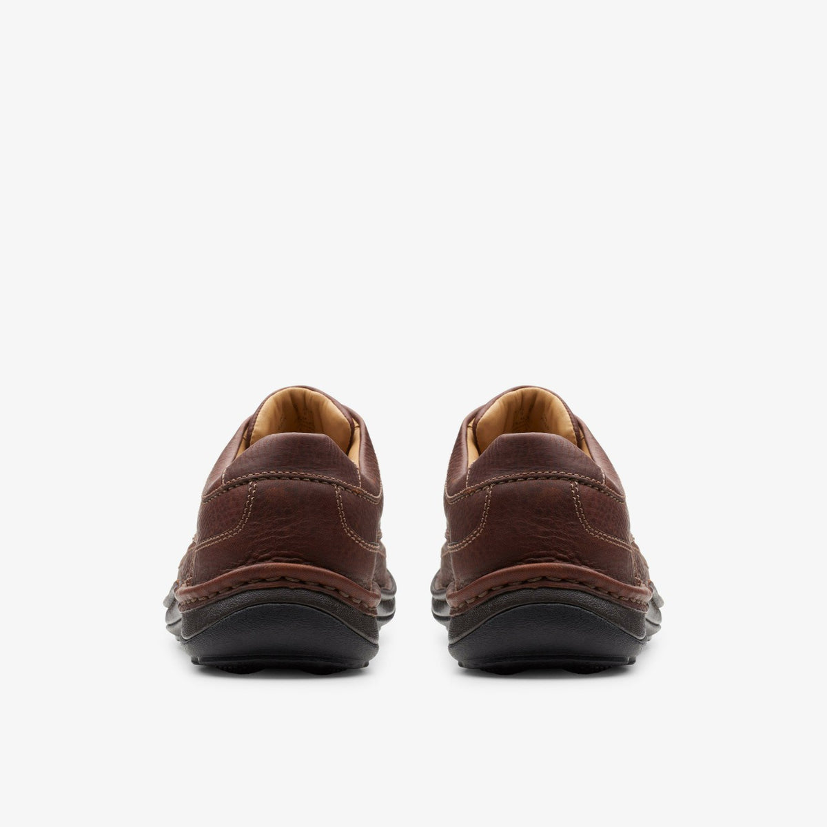 Clarks Men Nature Three Mahogany Leather