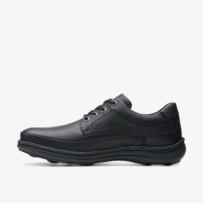Clarks Men Nature Three Black Leather