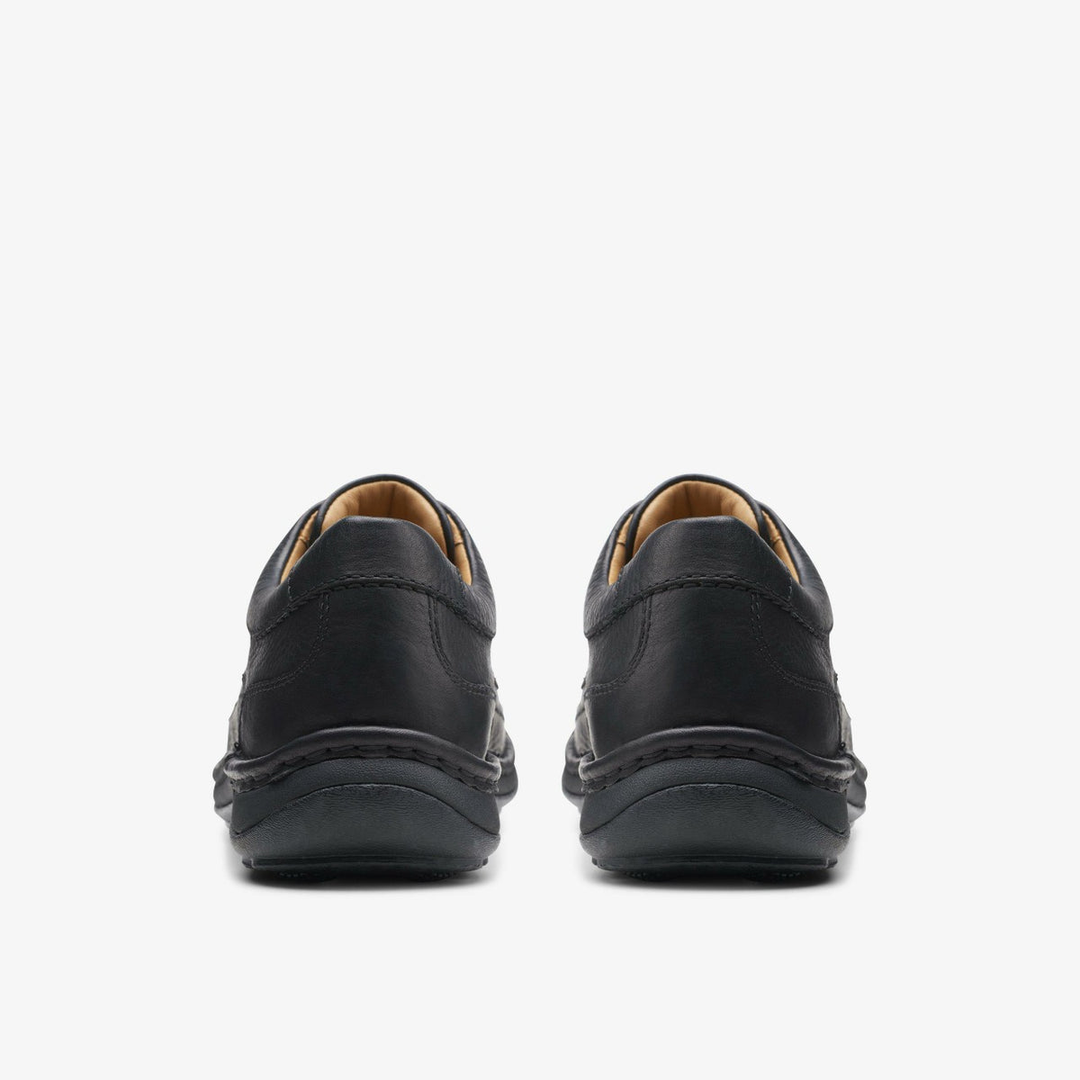 Clarks Men Nature Three Black Leather