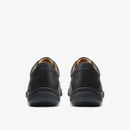 Clarks Men Nature Three Black Leather