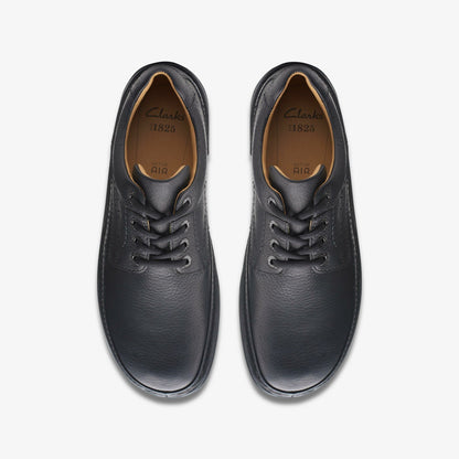 Clarks Men Nature Three Black Leather