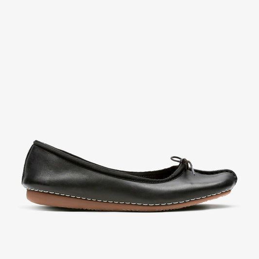 Clarks Women Freckle Ice Black Leather