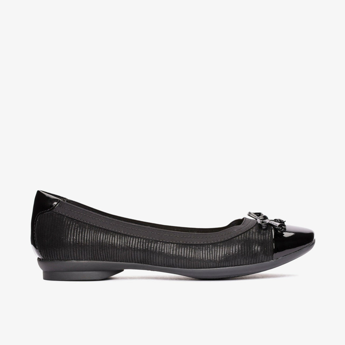 Clarks Women Candra Glow Black Suede