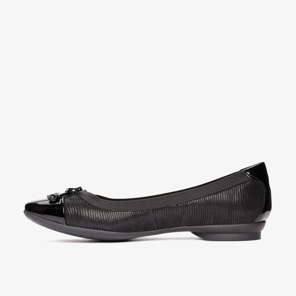 Clarks Women Candra Glow Black Suede