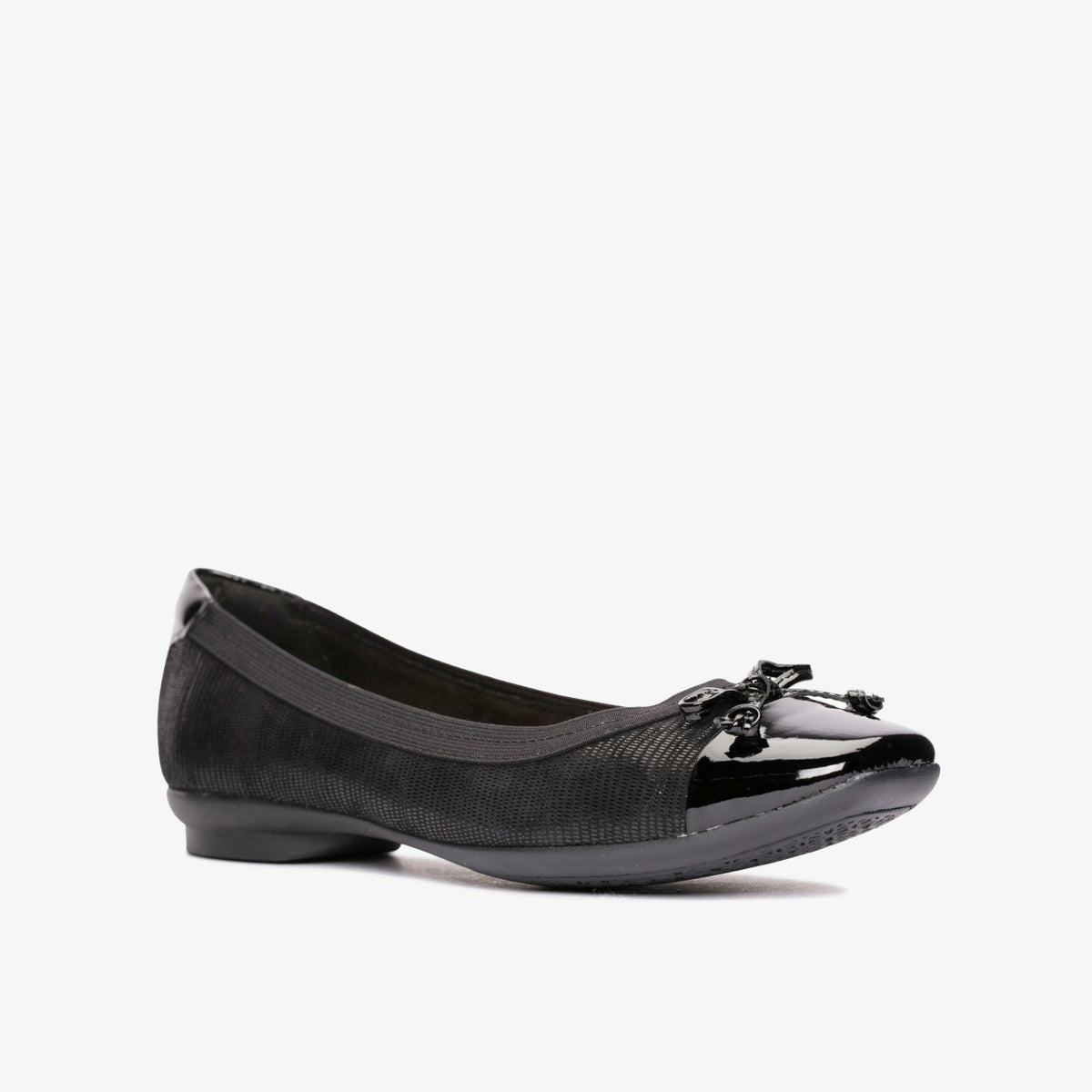 Clarks Women Candra Glow Black Suede