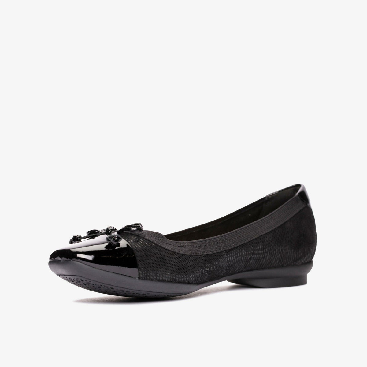 Clarks Women Candra Glow Black Suede