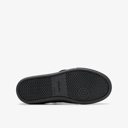 Clarks Kids Hopper Run Black Fabric