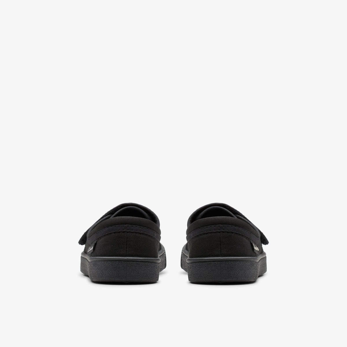 Clarks Kids Hopper Run Black Fabric