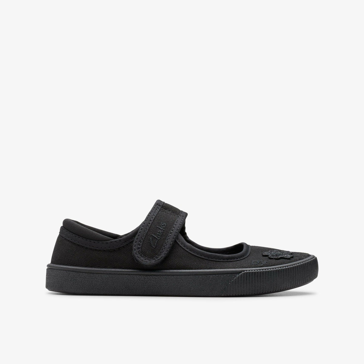 Clarks Kids Hopper Go Black Fabric