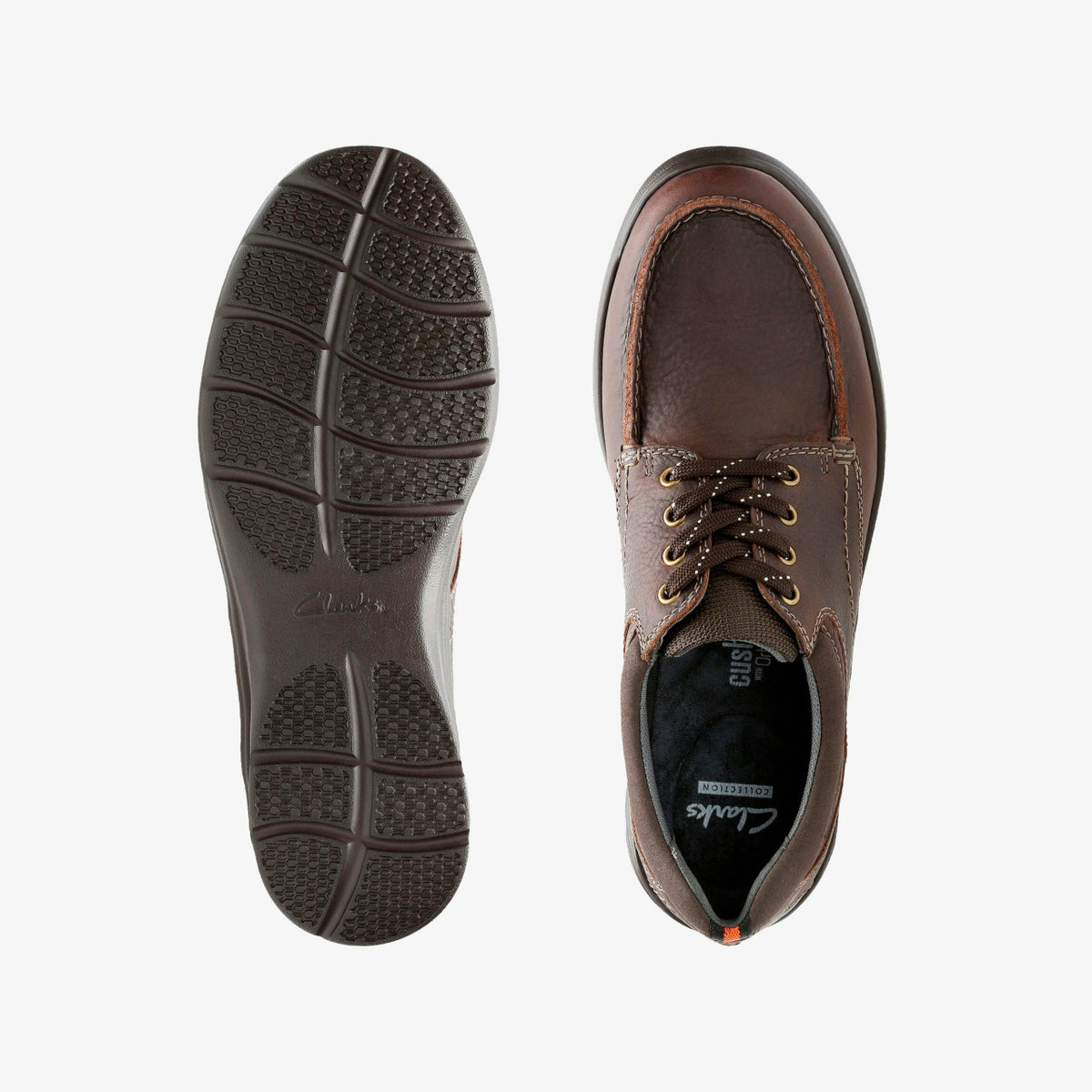 Clarks Men Cotrell Edge Brown Oily