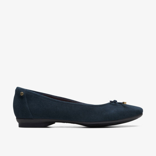 Clarks Women Candra Light Navy Suede