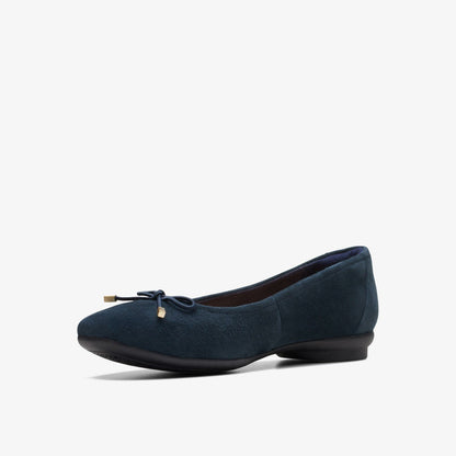 Clarks Women Candra Light Navy Suede