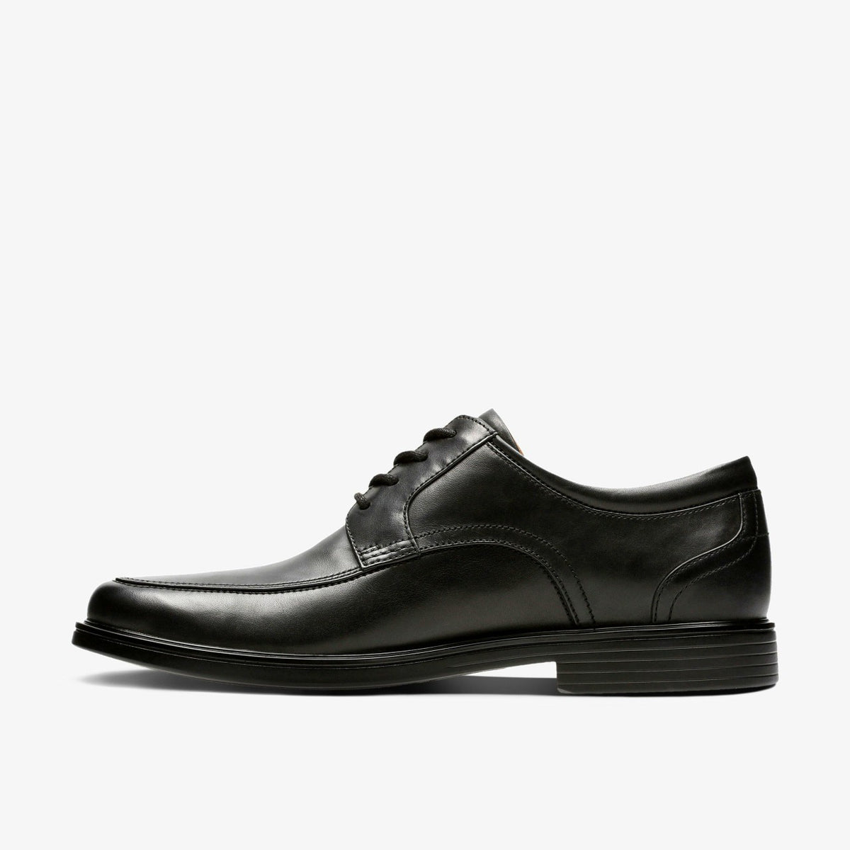 Clarks Men Un Aldric Park Black Leather