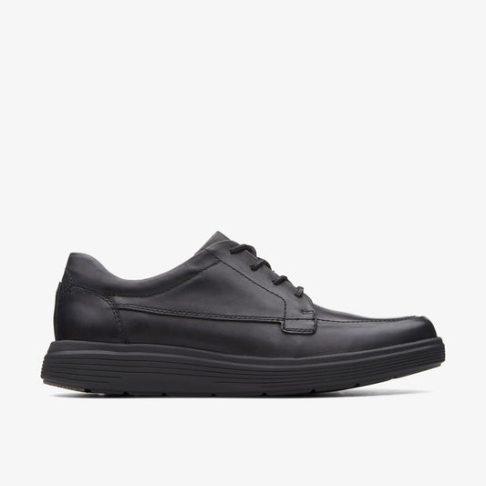 Clarks Men Un Abode Ease Black Leather