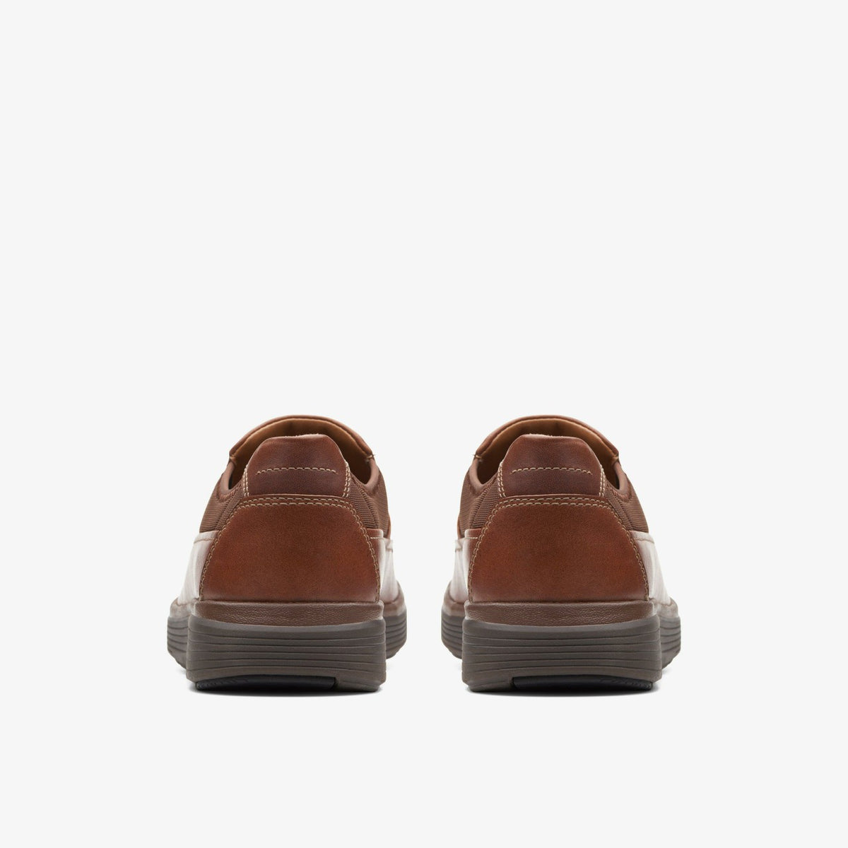 Clarks Men Un Abode Go Loafer Dark Tan Leather
