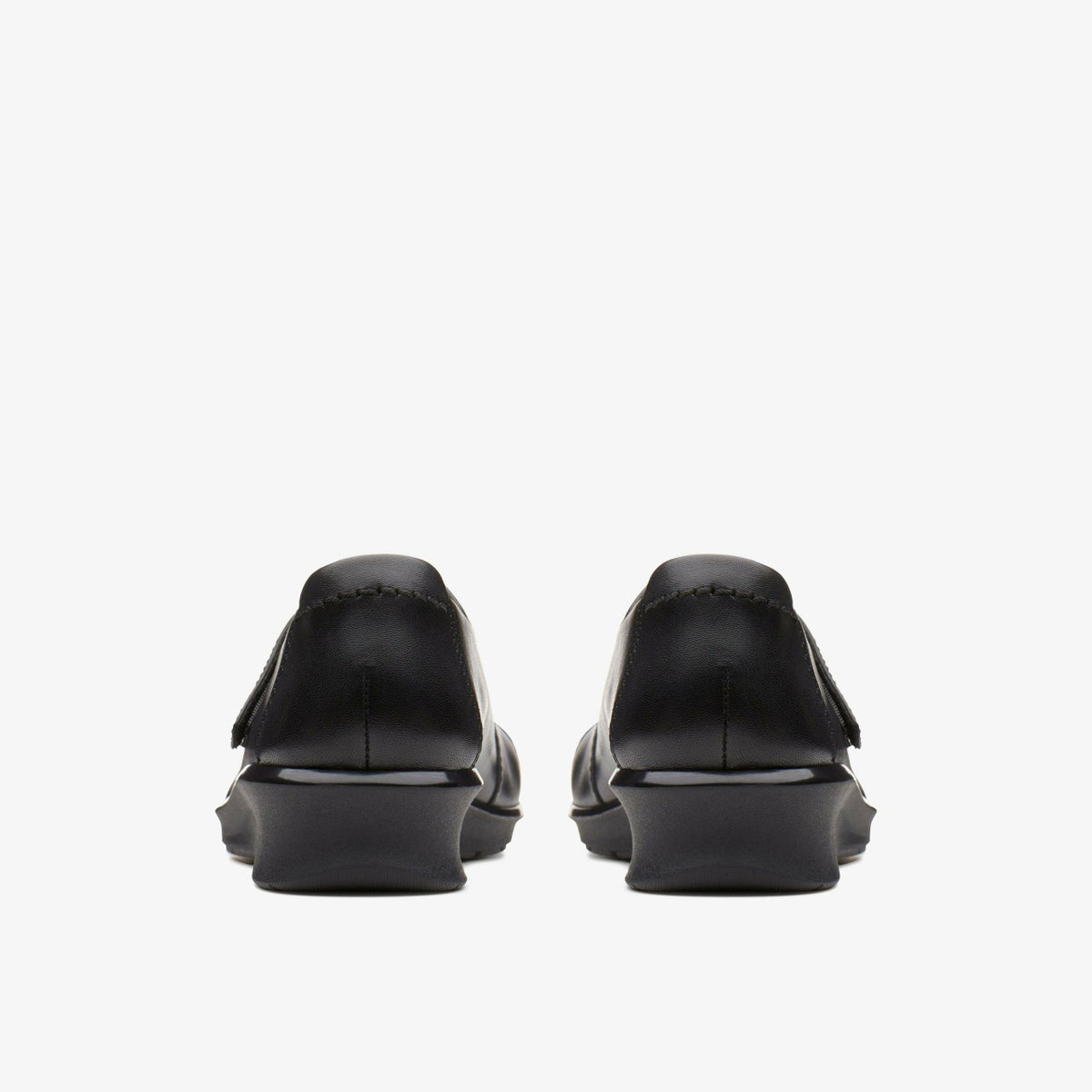 Clarks Women Hope Henley Black Leather