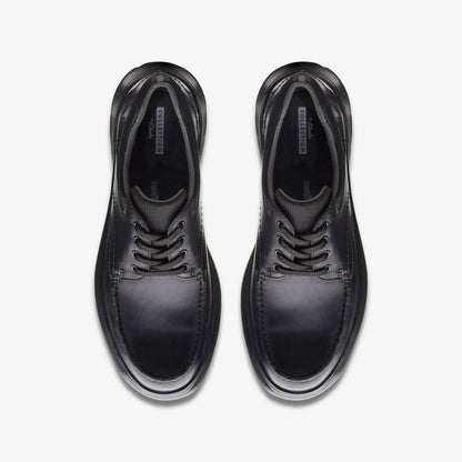 Clarks Men Cotrell Edge Black Smooth Leather