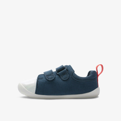 Clarks Kids Roamer Craft Toddler Navy Canvas