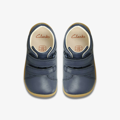 Clarks Kids Roamer Craft Toddler Navy Leather
