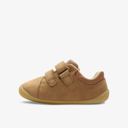 Clarks Kids Roamer Craft Toddler Tan Leather