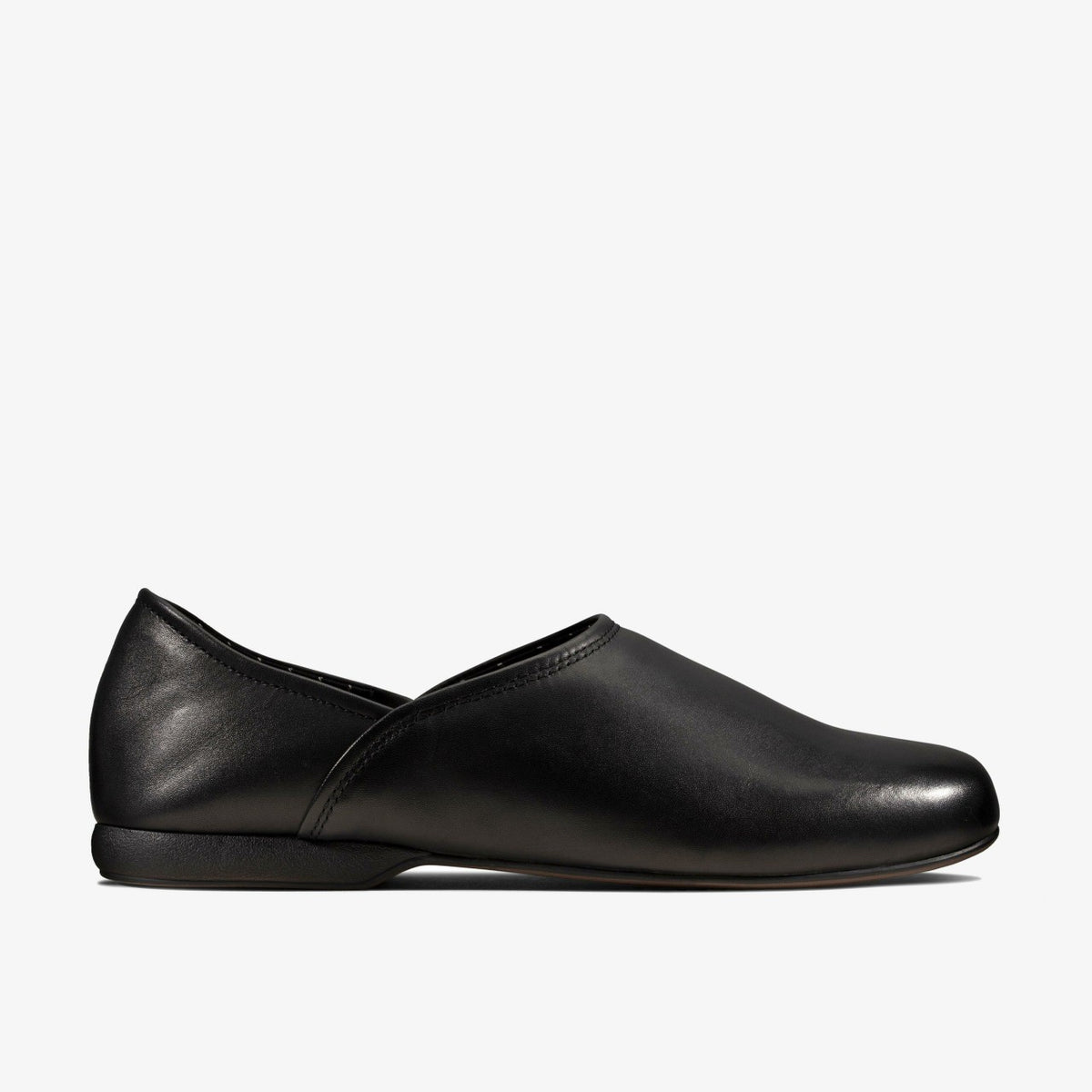 Clarks Men Harston Elite Slipper Black Leather