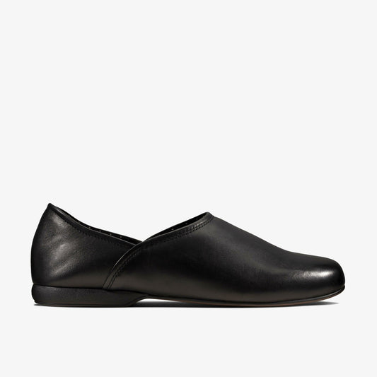 Clarks Men Harston Elite Slipper Black Leather