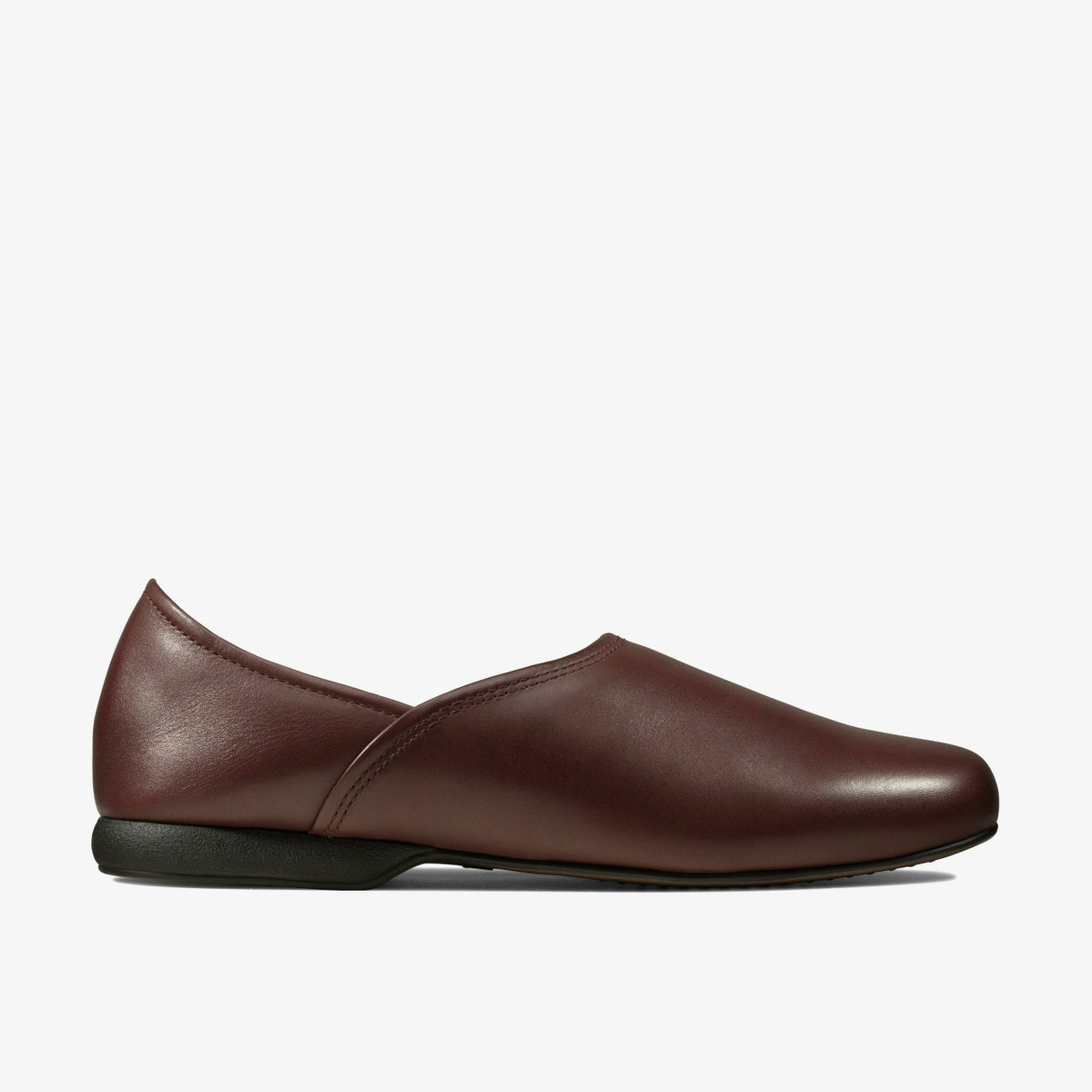 Clarks Men Harston Elite Slipper Burgundy Leather