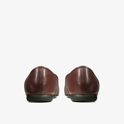 Clarks Men Harston Elite Slipper Burgundy Leather