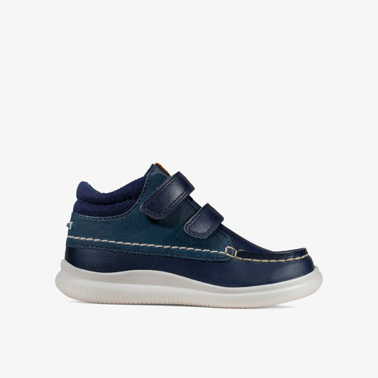 Clarks Kids Crest Tuktu Toddler Navy Leather