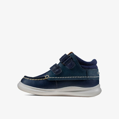 Clarks Kids Crest Tuktu Toddler Navy Leather