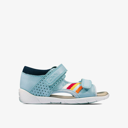 Clarks Kids Zora Beau Toddler Light Blue
