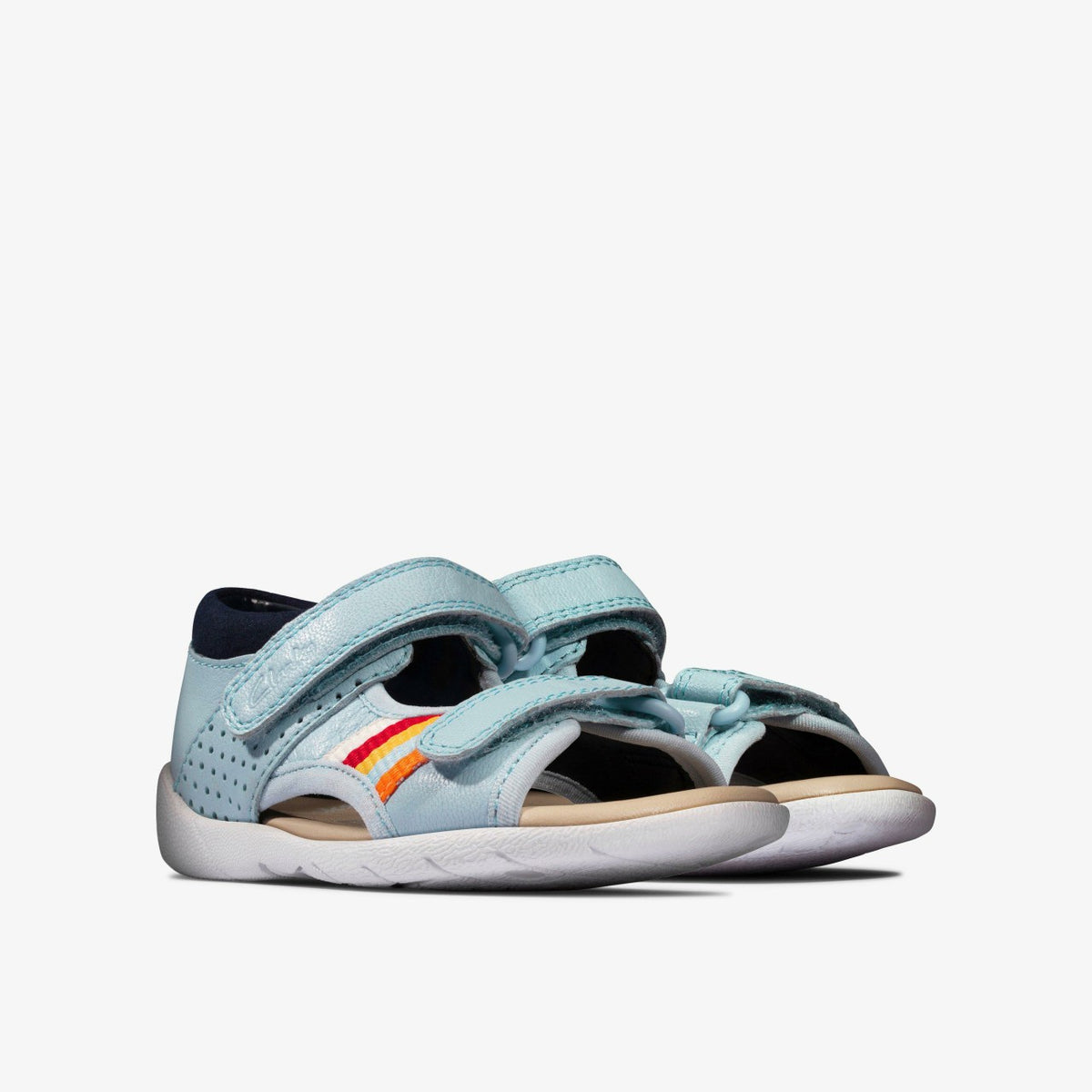 Clarks Kids Zora Beau Toddler Light Blue
