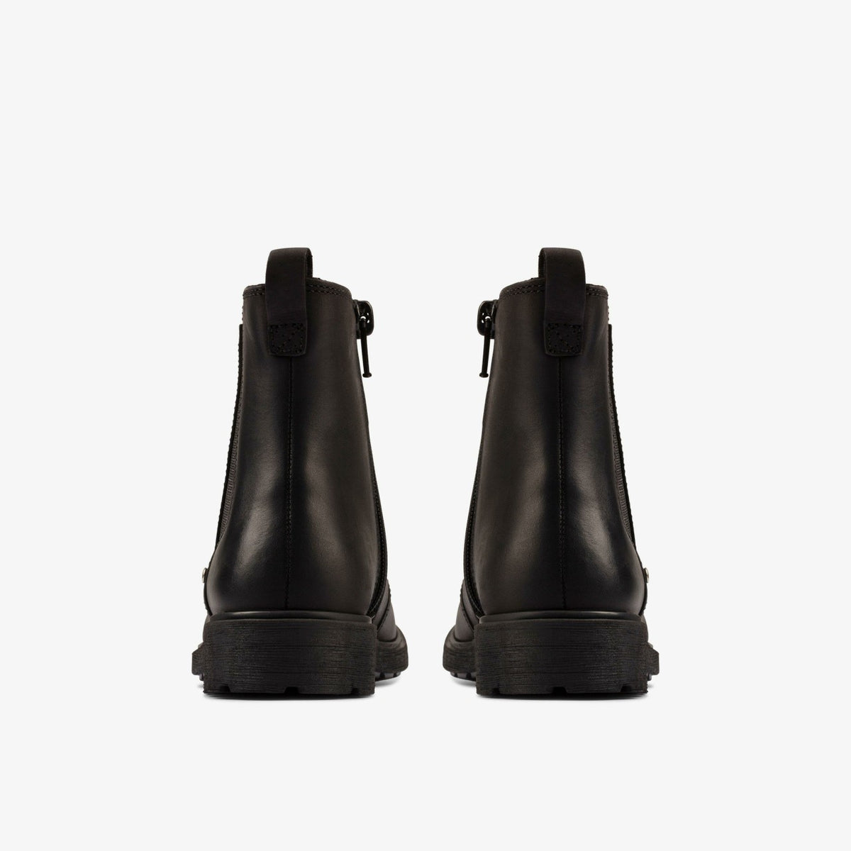 Clarks Kids Astrol Orin Kid Black Leather