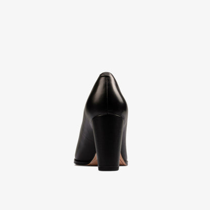 Clarks Women Kaylin Cara 2 Black Leather