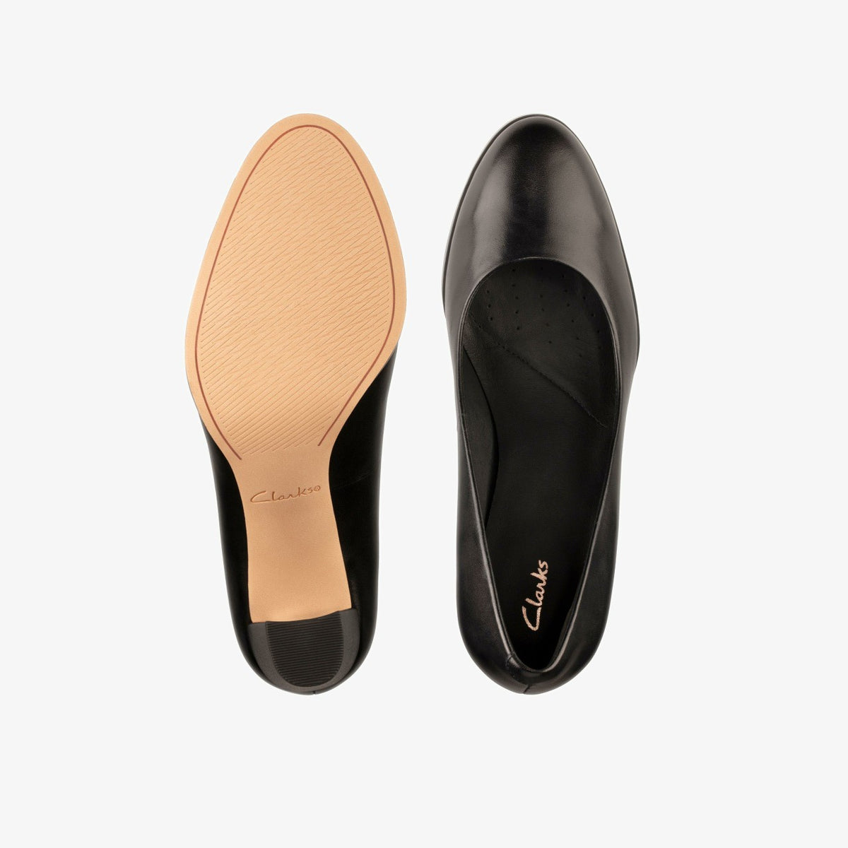 Clarks Women Kaylin Cara 2 Black Leather